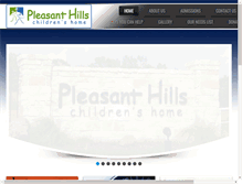 Tablet Screenshot of pleasanthillschildrenshome.org